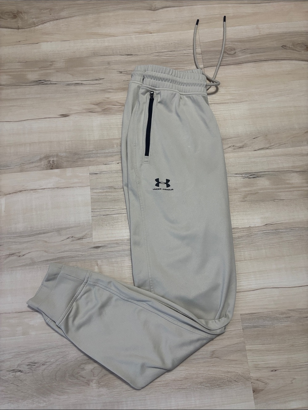 Under Armour Men's Sportstyle Light Beige/Cream Joggers